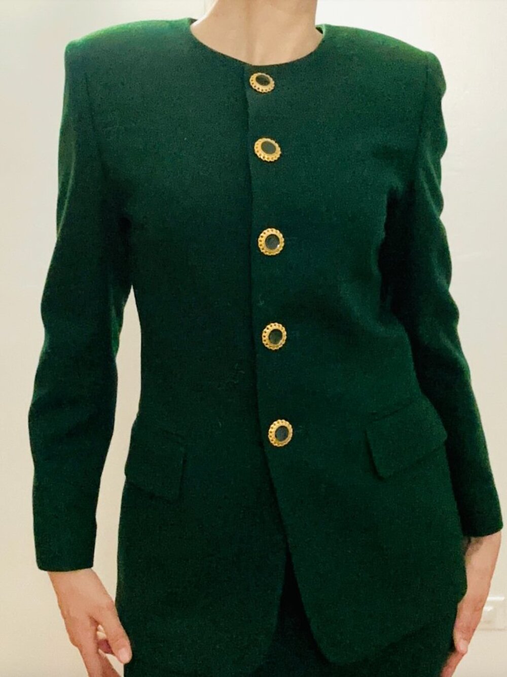 Oleg Cassini vintage wool blazer - size 4